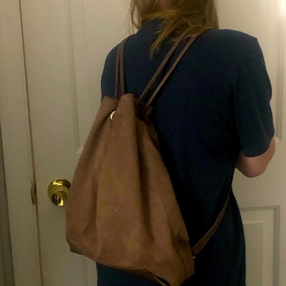 Brown Suede Bag